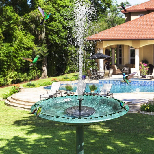 Advanced Solar Fountain Pump for Bird Bath and Garden